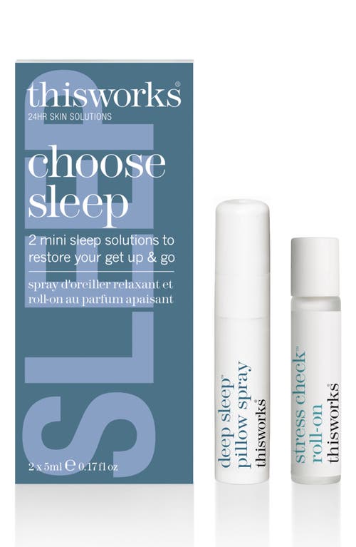thisworks® thisworks Choose Sleep Pillow Spray & Aromatherapeutic Rollerball Set