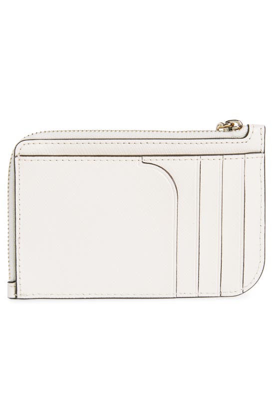 Kate Spade Cameron Medium L-zip Card Holder In Parchment