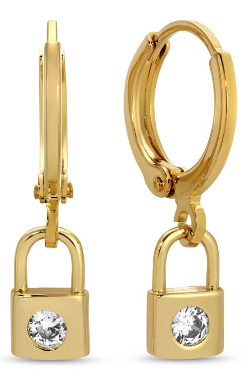 Eye Candy Los Angeles Set Of 3 Jackson Cubic Zirconia Drop Earrings In Gold