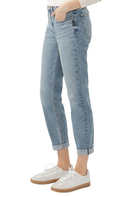 Shop Silver Jeans Co. Boyfriend Jeans In Indigo