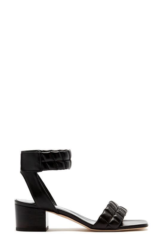 Shop La Canadienne Rover Ankle Strap Sandal In Black Leather