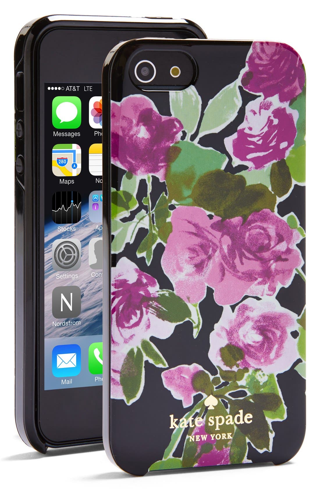 kate spade new york 'painterly roses' iPhone 5 & 5s case Nordstrom