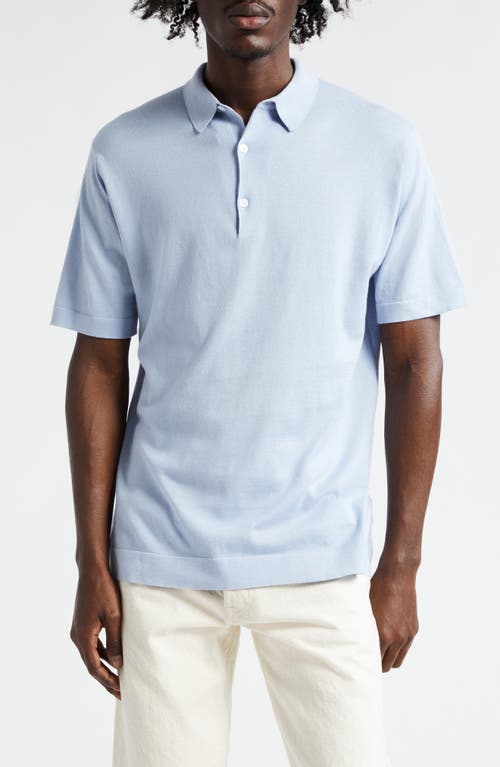 John Smedley Mycroft Cotton Polo Sweater at Nordstrom,