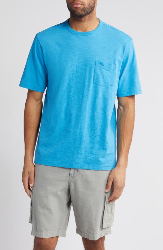 Shop Tommy Bahama Bali Beach Crewneck T-shirt In Jodhpur Blue
