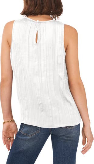 Vince Camuto Pleated Tank Top