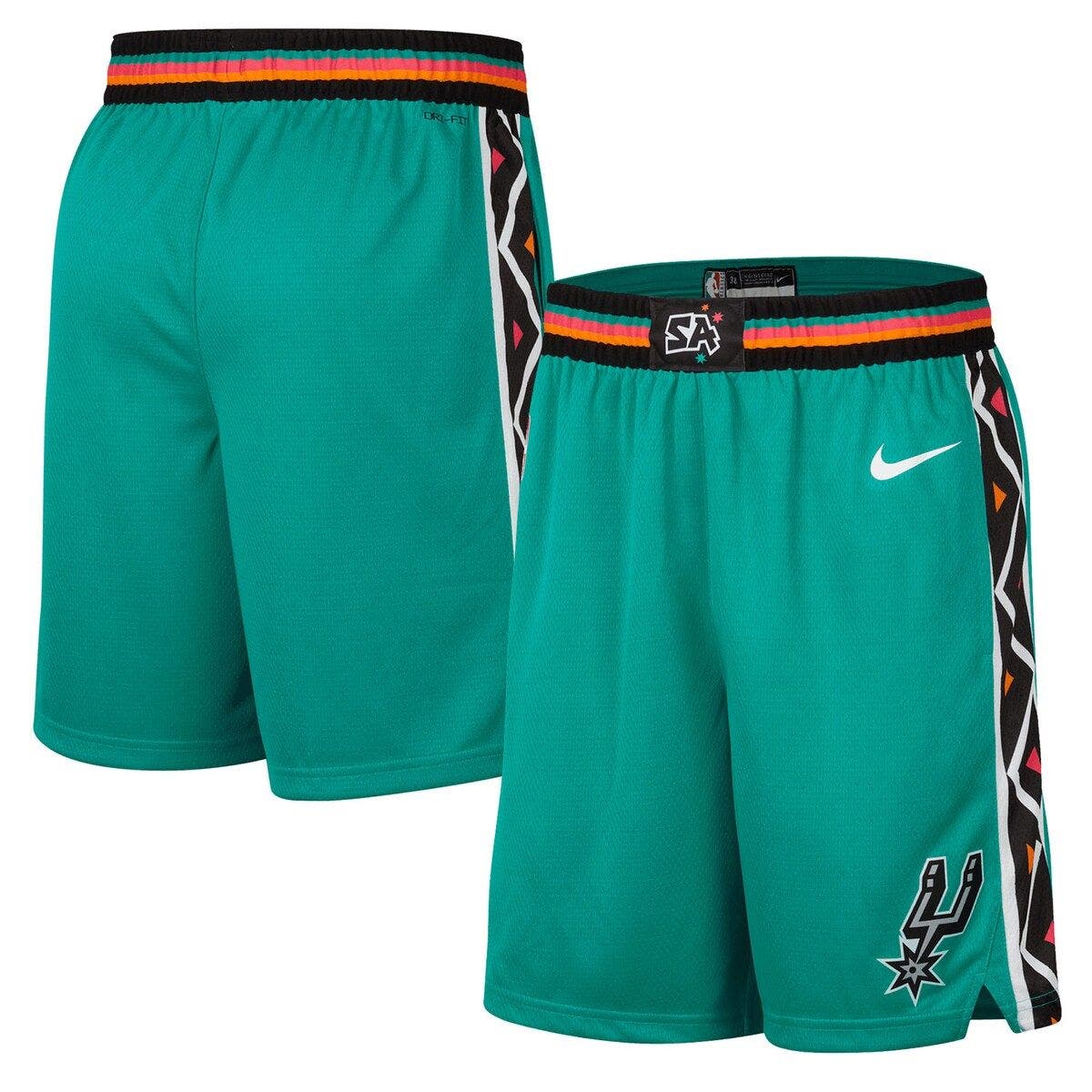 turquoise shorts nike