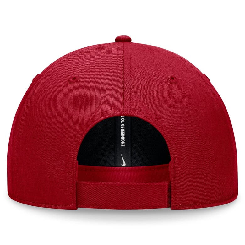 Shop Nike Red Washington Nationals Evergreen Club Performance Adjustable Hat