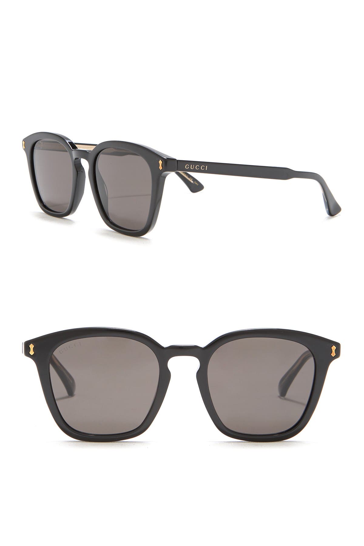 gucci 49mm square sunglasses