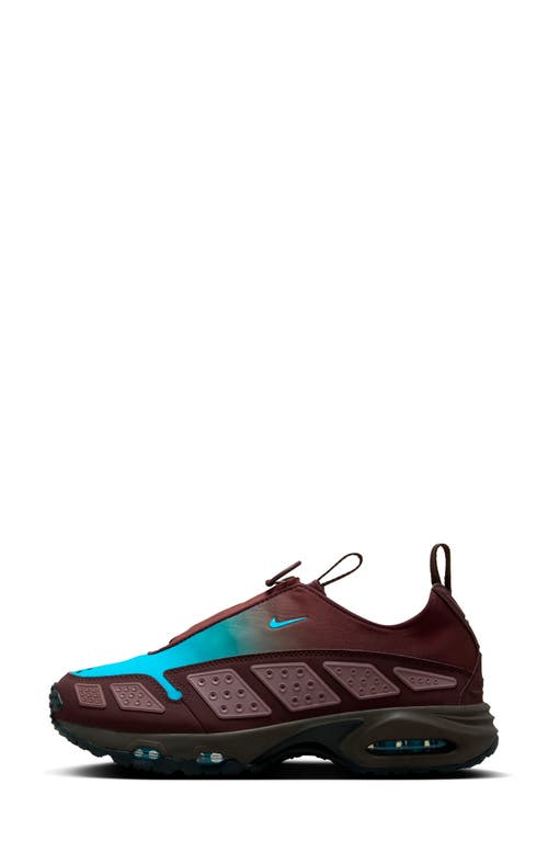 Shop Nike Air Max Sunder Sneaker In Burgundy Crush/blue/brown