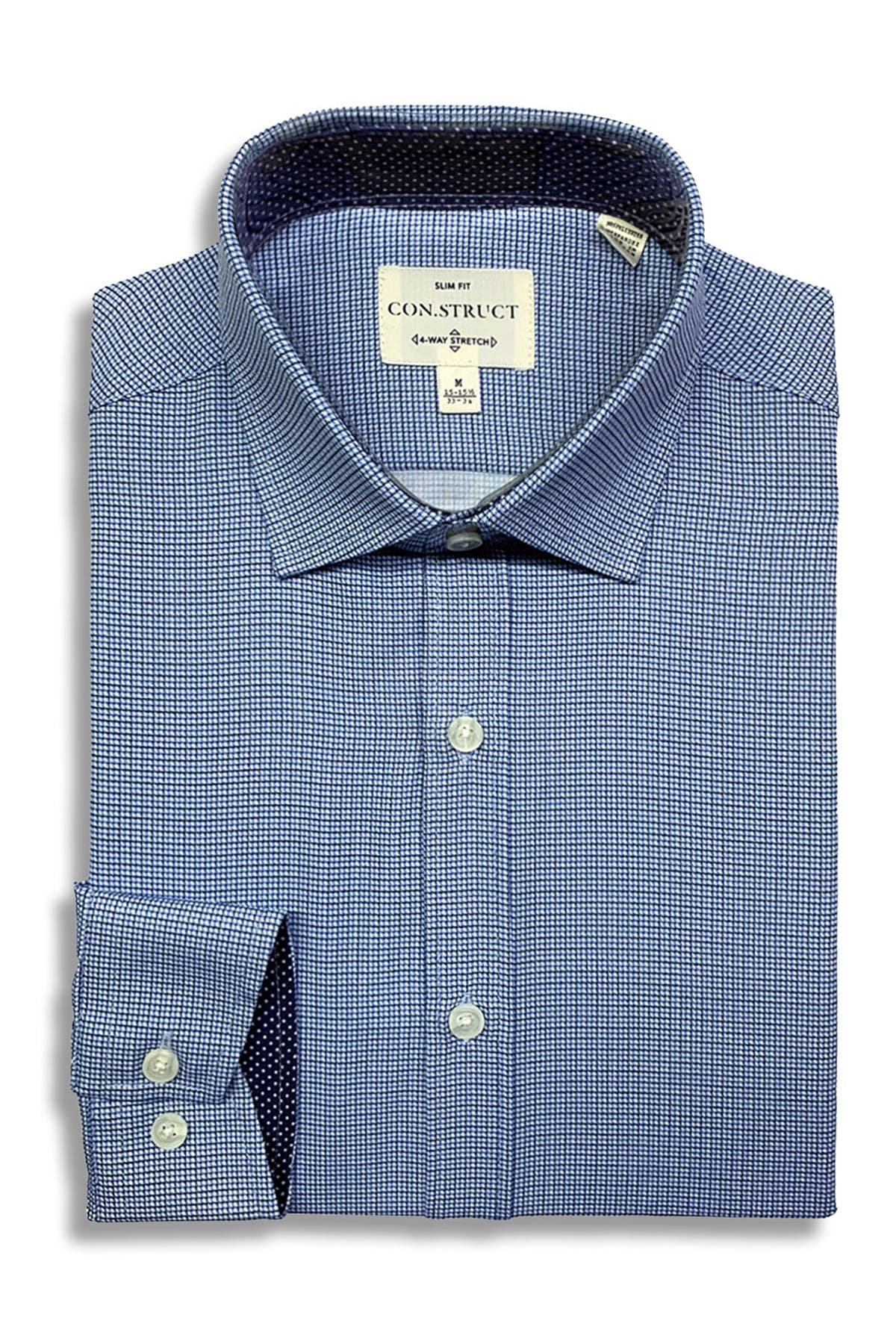 white shirt with small print