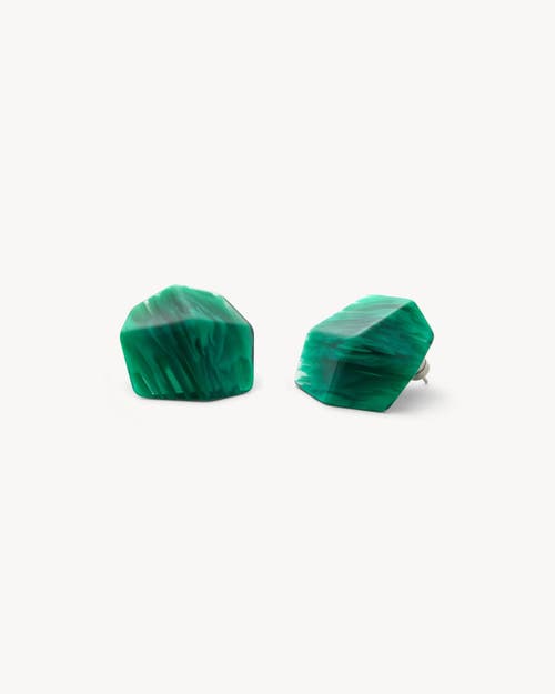 Machete Sculpture Studs In Malachite