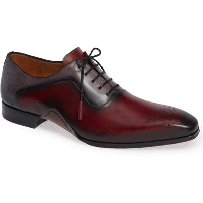 Mezlan Ferrara Medallion Toe Oxford- Red