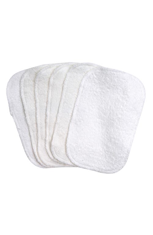 Under the Nile 6-Pack Organic Egyptian Cotton Terry Wipes in Off-White at Nordstrom