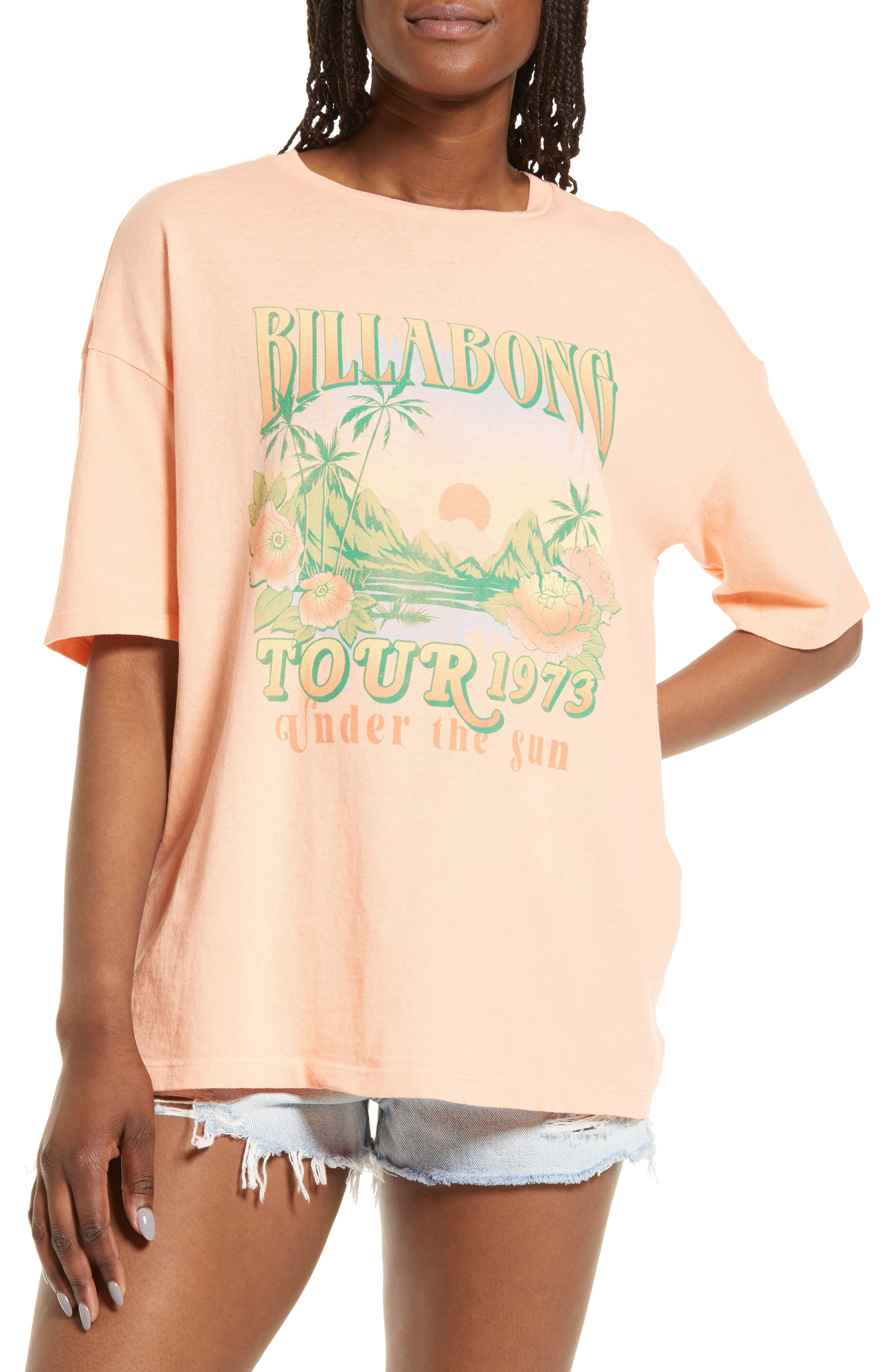 headline graphic tee billabong