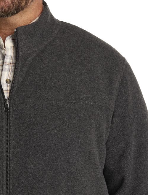 HARBOR BAY BY DXL HARBOR BAY BY DXL BIG & TALL FULL-ZIP POLAR FLEECE JACKET 