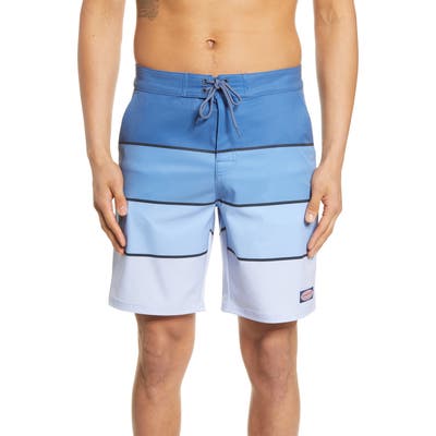 Vineyard Vines Stripe Board Shorts, Blue