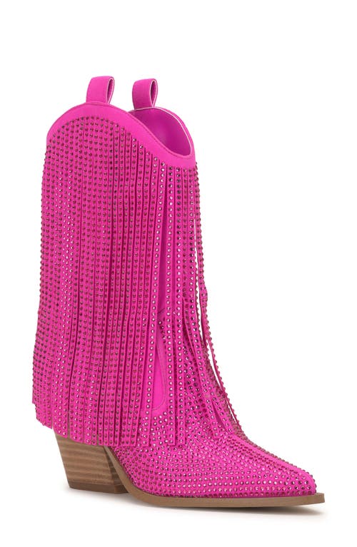Paredisa Fringe Western Boot in Valley Pink