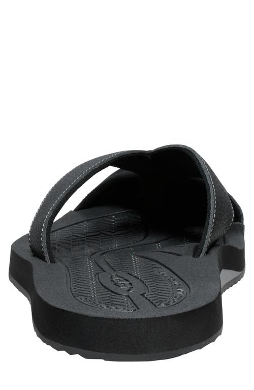 Shop Keen Barbados Flip Flop In Black/steel Grey