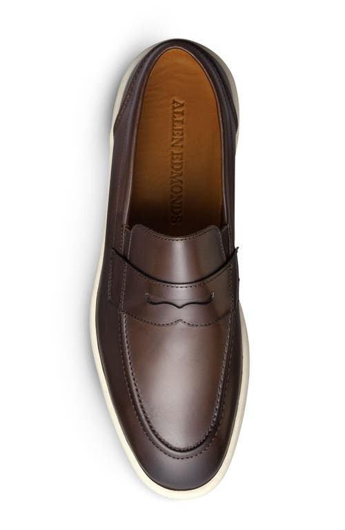 Allen Edmonds Rand Penny Slip-on Sneaker In Espresso