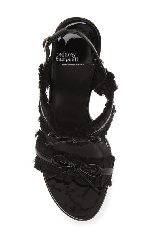 Shop Jeffrey Campbell Nutmeg Slingback Sandal In Black