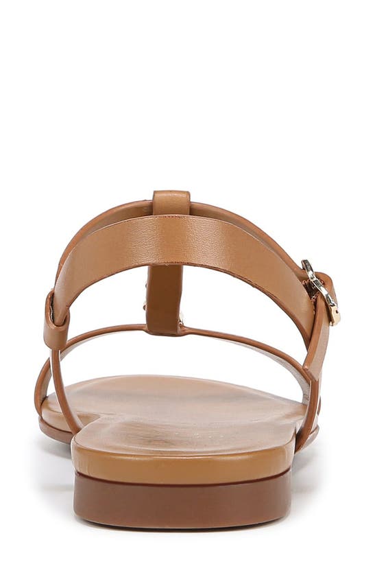 Shop Naturalizer Teach T-strap Sandal In Saddle Tan Leather