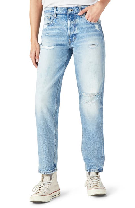 LUCKY BRAND, High Rise Mom Jean Drew, Button Fly