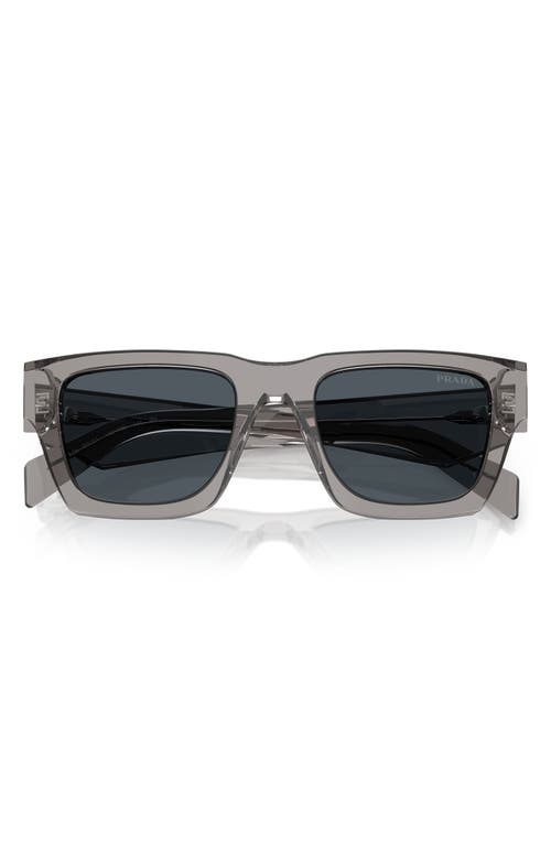 Shop Prada 50mm Pillow Sunglasses In Dark Grey