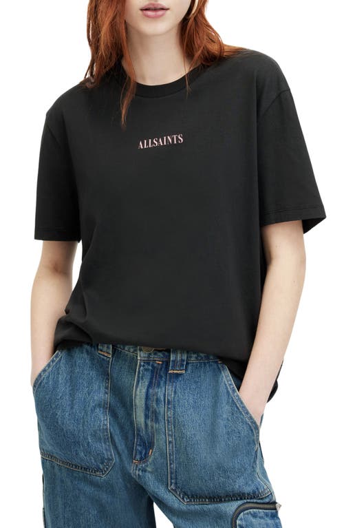AllSaints Credi Logo Graphic T-Shirt in Black at Nordstrom, Size X-Small