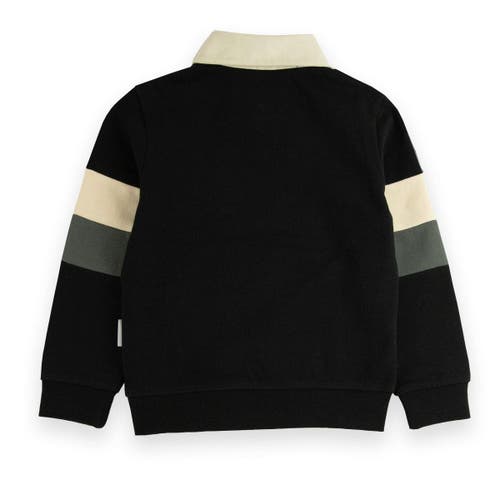 Sovereign Code Rush Collar Knit Shirt In Black