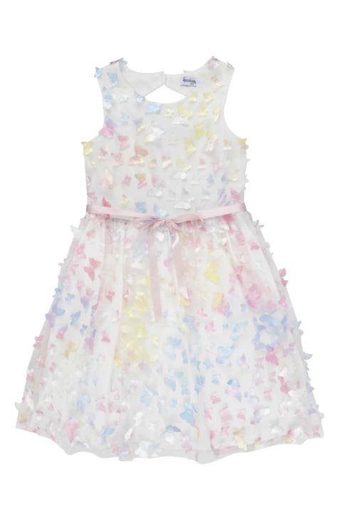 Kids' 3D Butterfly Sleeveless Dress (Big Kid)