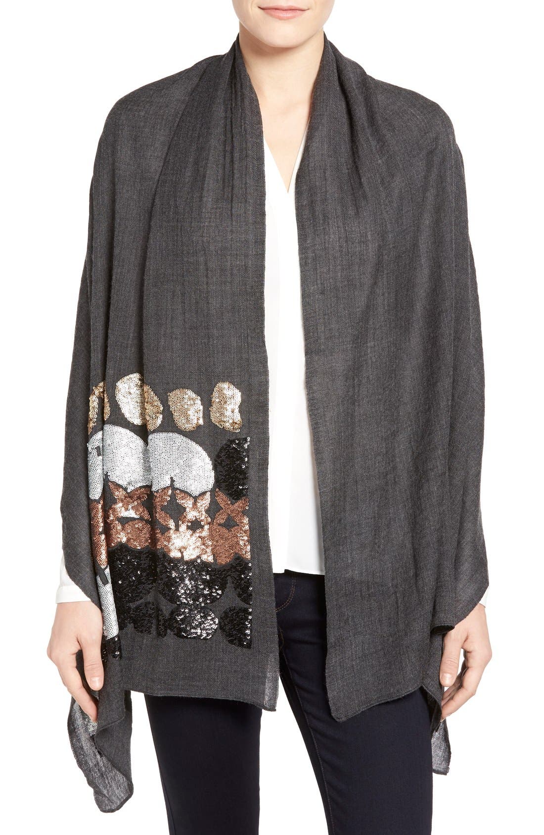 Echo 'Abstract Sequin' Wrap Nordstrom