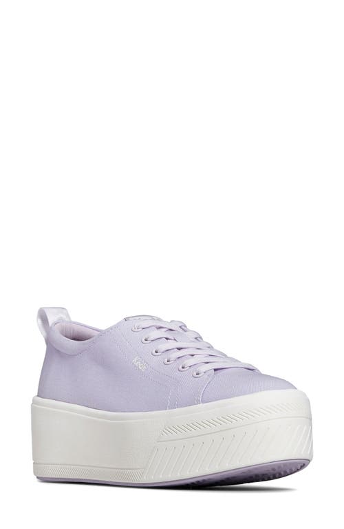 Shop Keds ® Sklyer Platform Sneaker In Light/pastel Purple Canvas