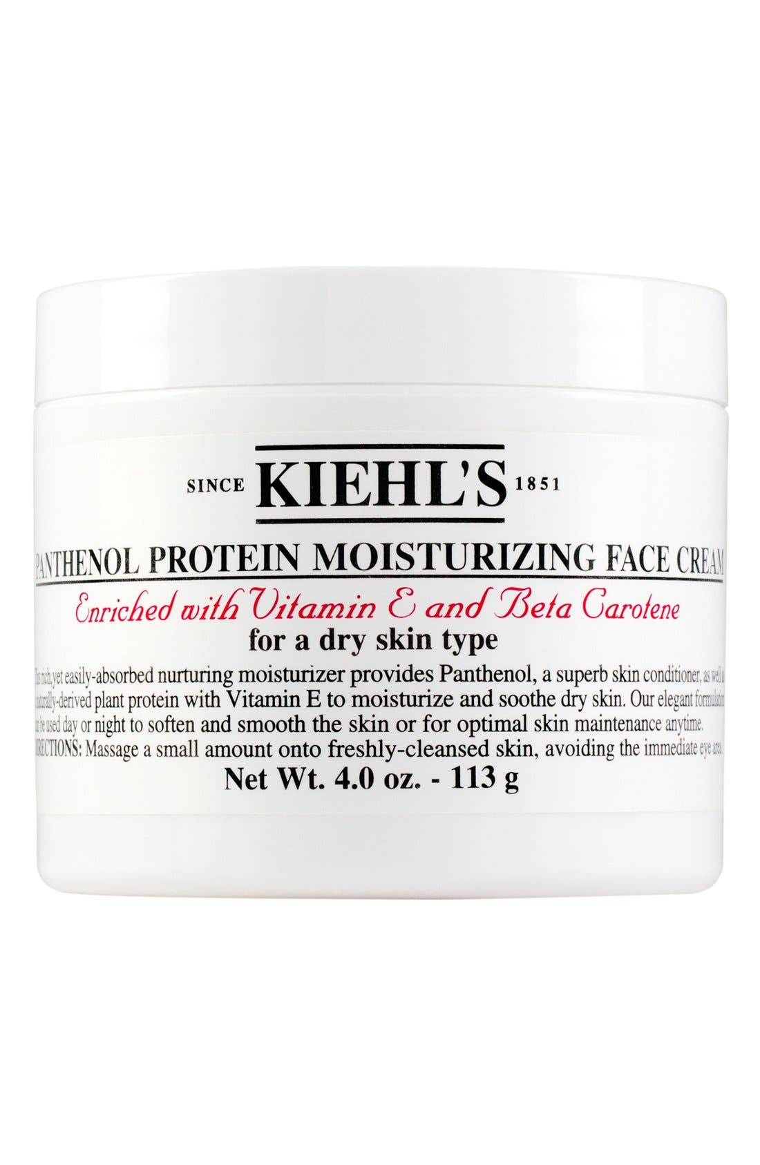 Kiehl's Since 1851 Panthenol Protein Moisturizing Face Cream Nordstrom