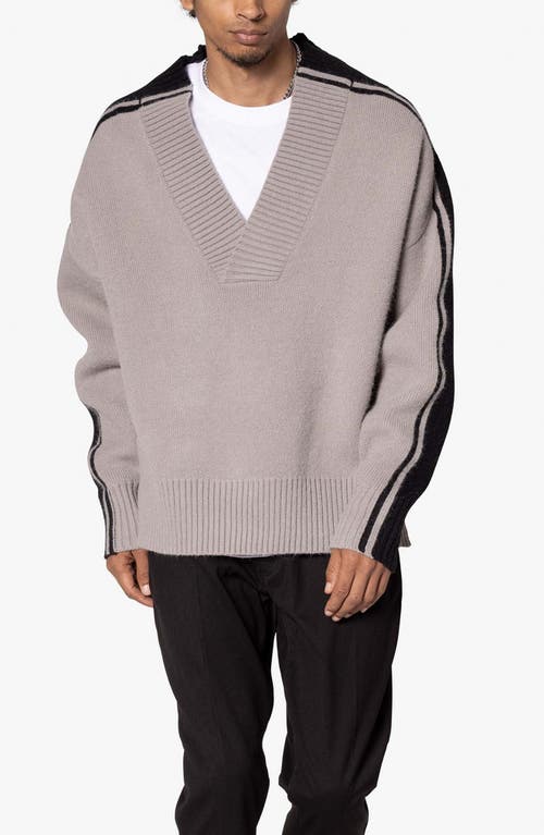 Mnml University Sweater In Black/grey