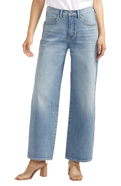 Silver Jeans Co. The Slouchy High Waist Wide Leg Indigo at Nordstrom, 31