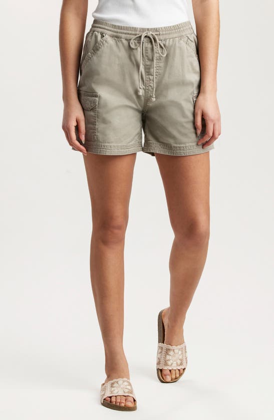 Supplies By Union Bay Corey Stretch Cotton Shorts In Gray