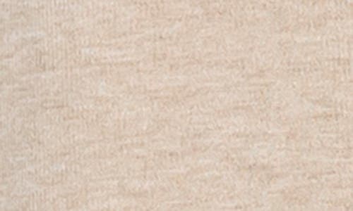 Melloday Side Ruched Long Sleeve Midi Dress In Oat
