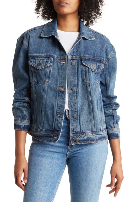 Shop Walter Baker Shawna Denim Jacket In Dark Wash