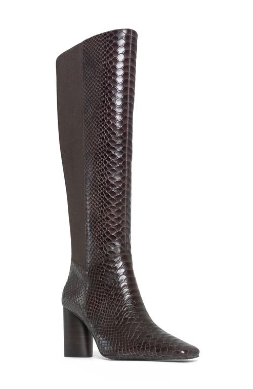 Donald Pliner Houda Knee High Boot Dark Brown at Nordstrom,