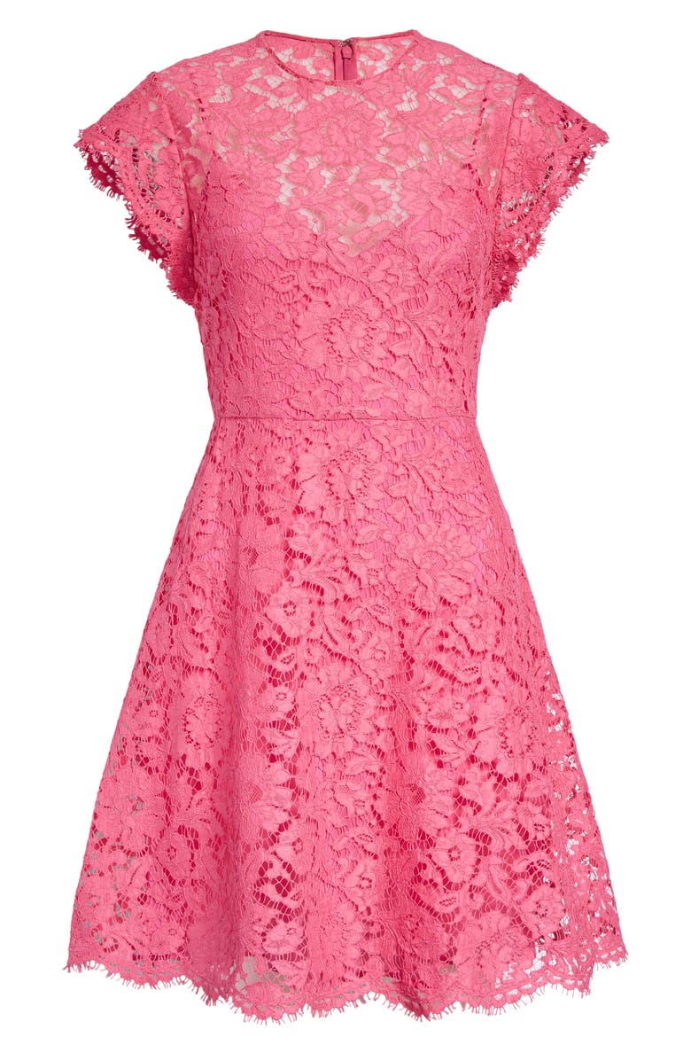 Valentino Floral Lace Fit & Flare Minidress | Nordstrom