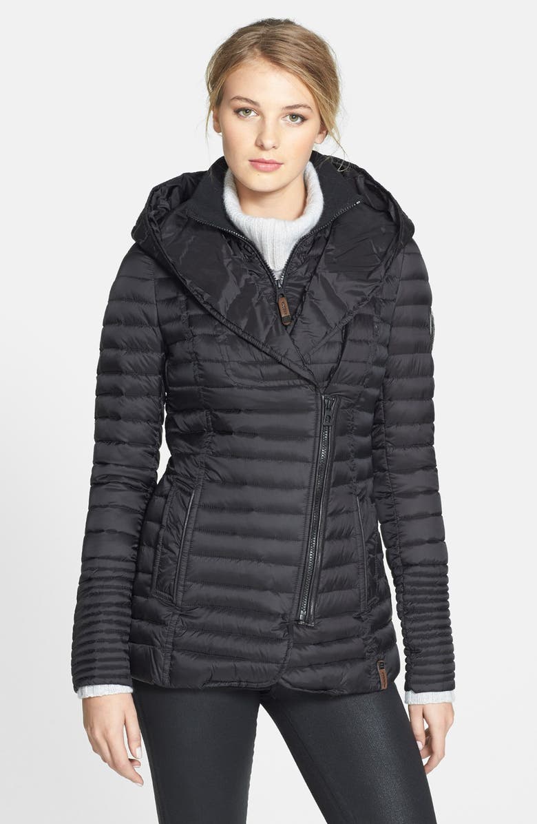 Rudsak 'Sana' Hooded Asymmetrical Zip Down Jacket | Nordstrom