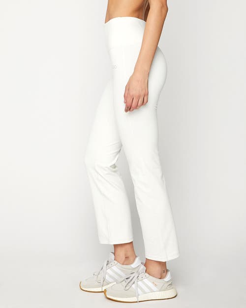 Shop Rebody Active Lexi Bootcut Cloudlux Leggings 25.5" In Off White