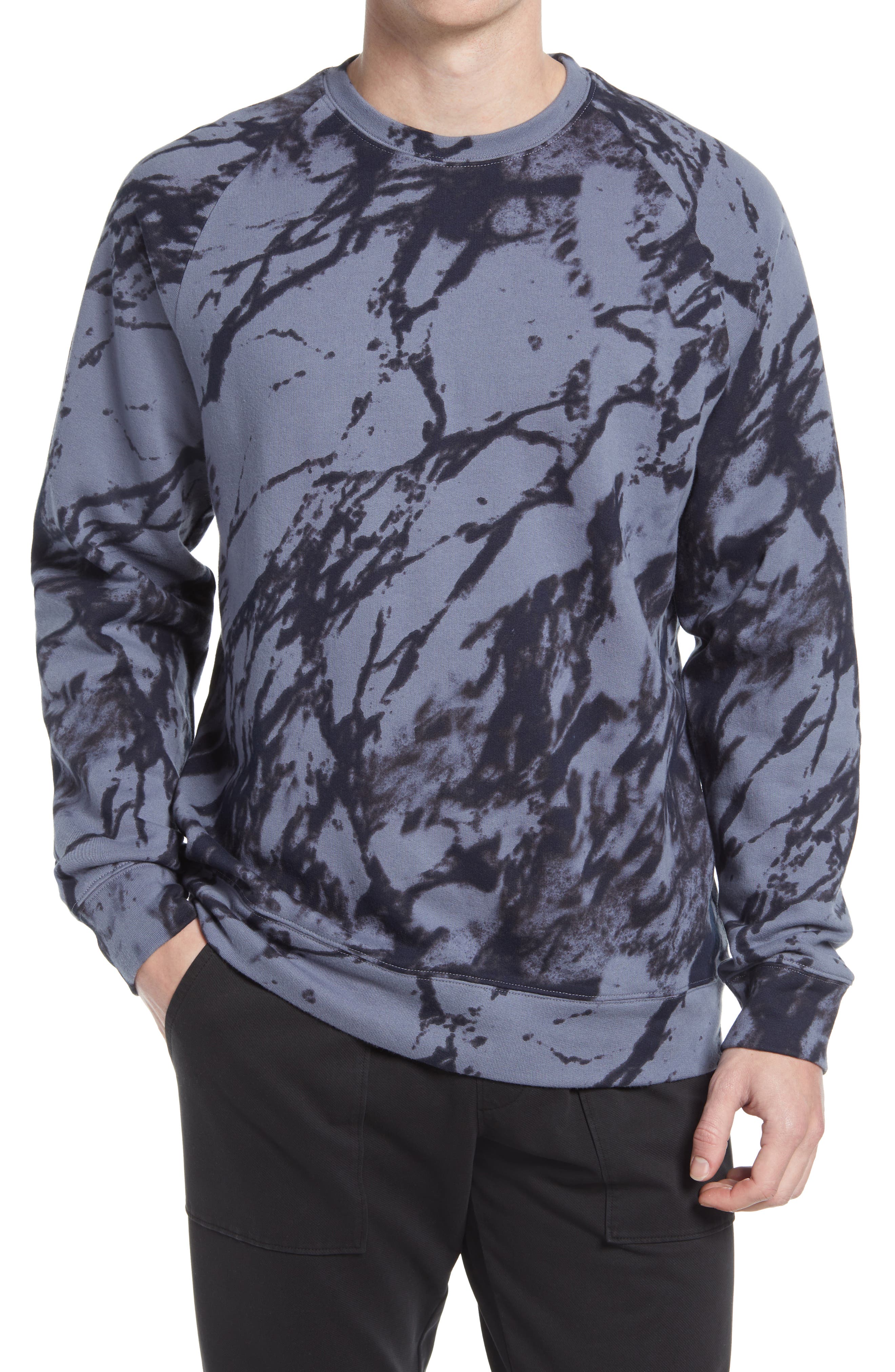 zella harmony fleece crewneck pullover