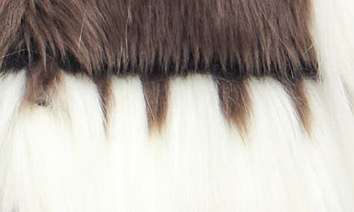 Donna Salyers Fabulous-furs Donna Salyers Fabulous Furs Alter Ego Faux Fur Coat In White Multi