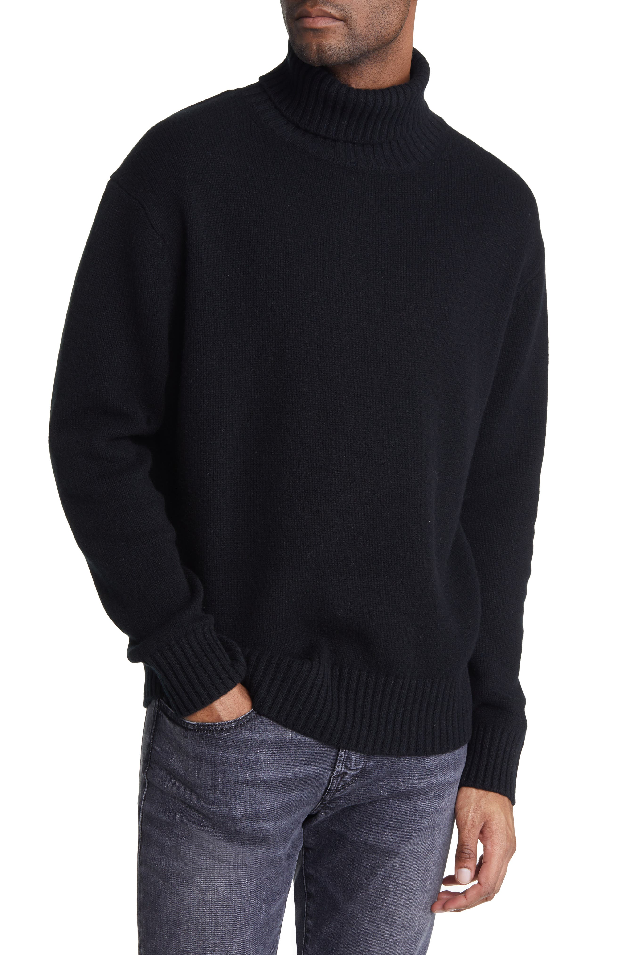 Cashmeren Men's Half Zip Mockneck Pullover 100% Pure Cashmere Zip Up Polo High Neck Sweater 