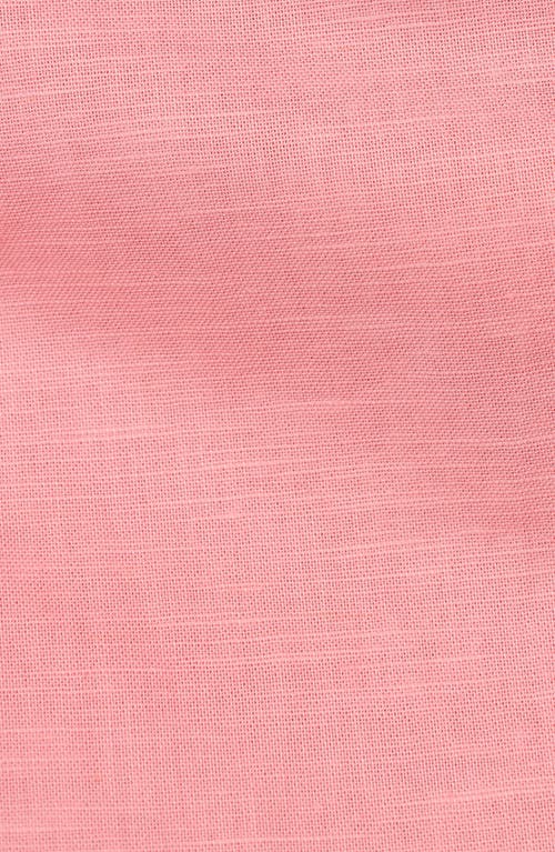 Petal And Pup Petal & Pup Wendie Scalloped Cotton & Linen Tank Top In Pink