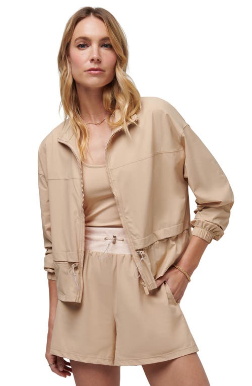 Shop Travismathew Girls' Weekend Blouson Jacket In Cuban Sand