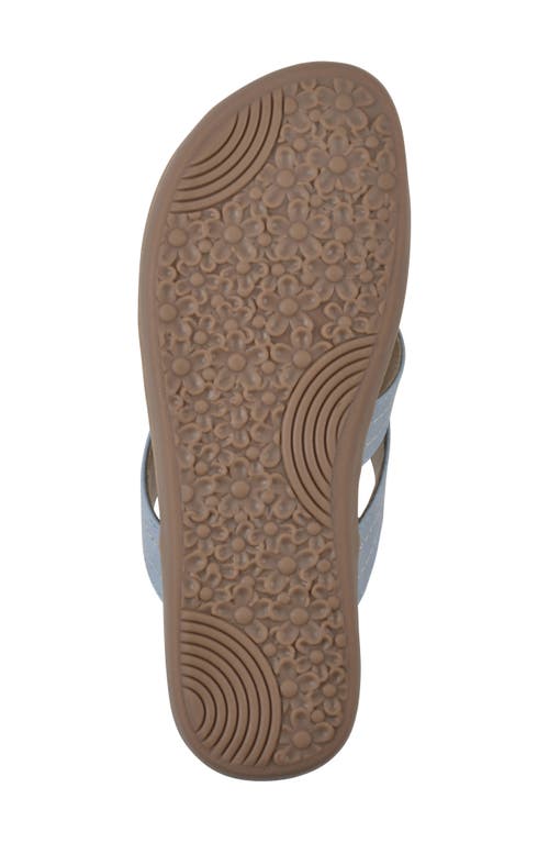 Cliffs By White Mountain Fateful Flip Flop In Light Blue/nubuck
