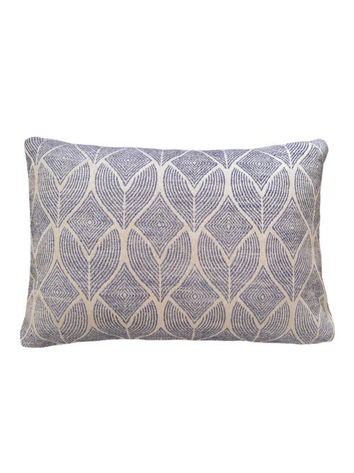 Anaya Pure Air Cool Tropics Outdoor Pillow In Indigo