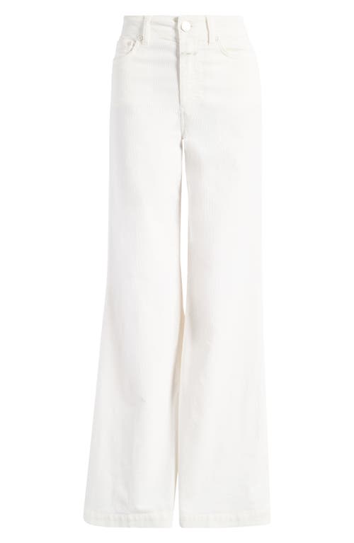 CLOSED CLOSED GLOW UP HIGH WAIST WIDE LEG CORDUROY PANTS 